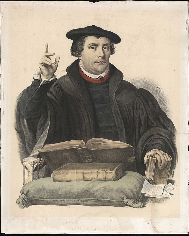Luther Preaching